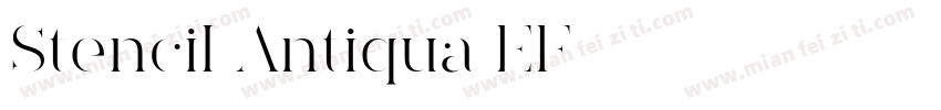 Stencil Antiqua EF字体转换